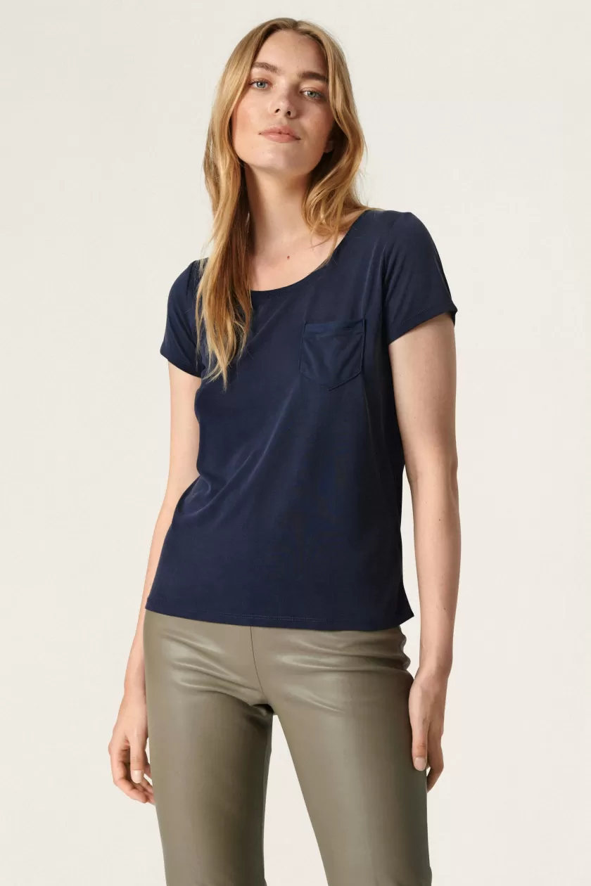 Soaked In Luxury SLColumbine T-shirt Cheap