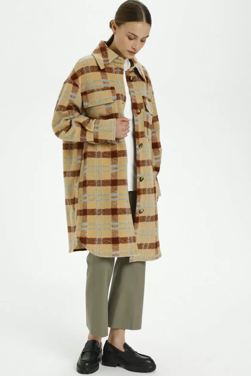 Soaked In Luxury SLCookie Kåpe WheyandMahoganyCheck Flash Sale