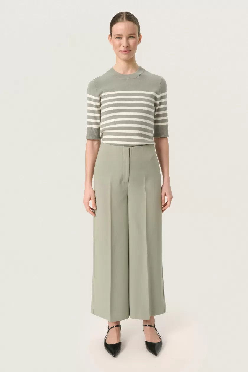 Soaked In Luxury SLCorinne Cropped Bukser Discount