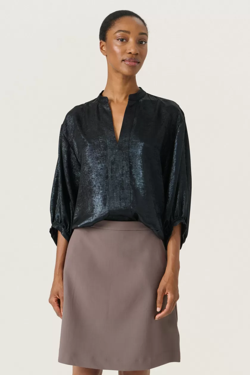 Soaked In Luxury SLElvie Bluse Cheap