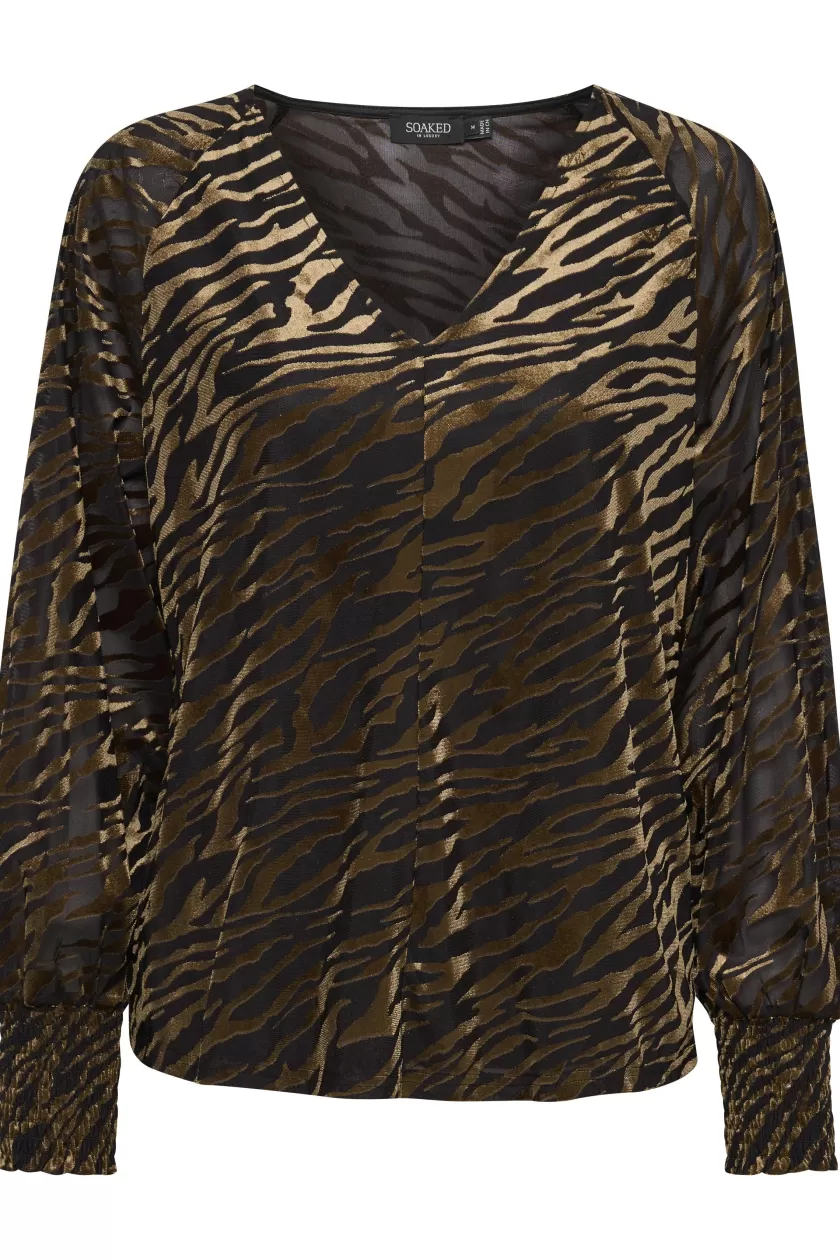 Soaked In Luxury SLElwyn Blouse LS Discount