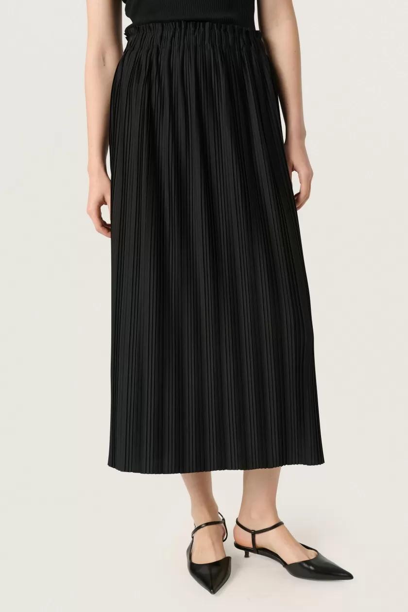 Soaked In Luxury SLSivone Plissert Skjørt Flash Sale