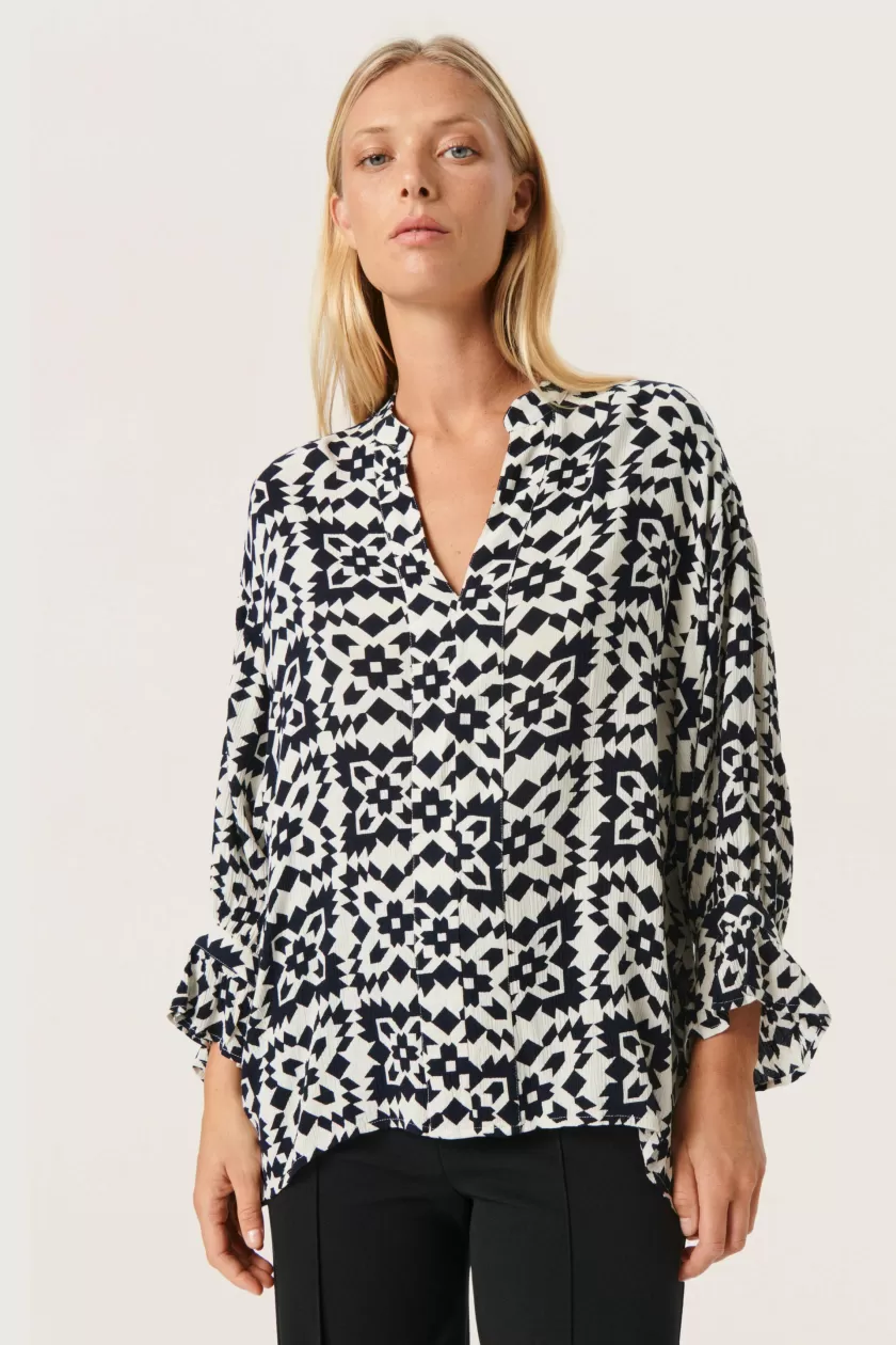 Soaked In Luxury SLZaya Bluse Outlet