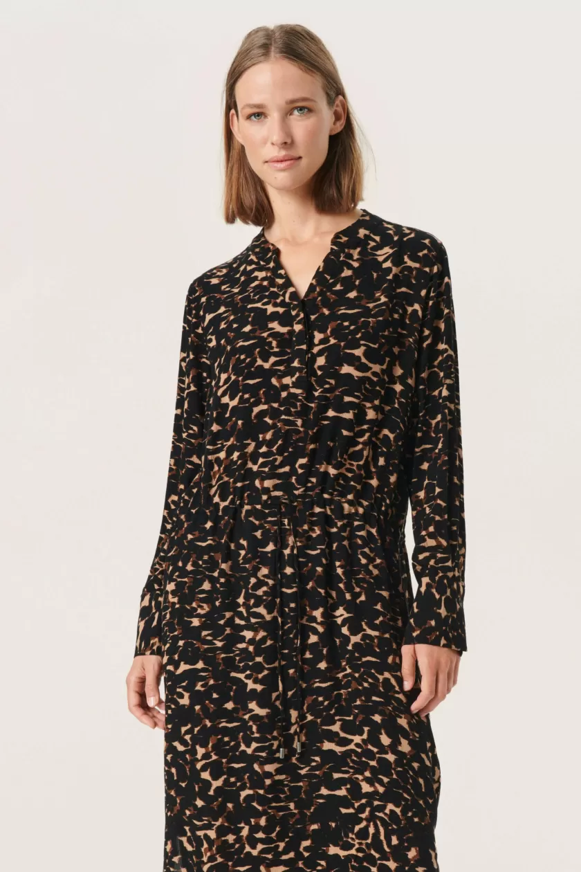 Soaked In Luxury SLZaya Kjole Tiger´sEyeLeafPrint Online