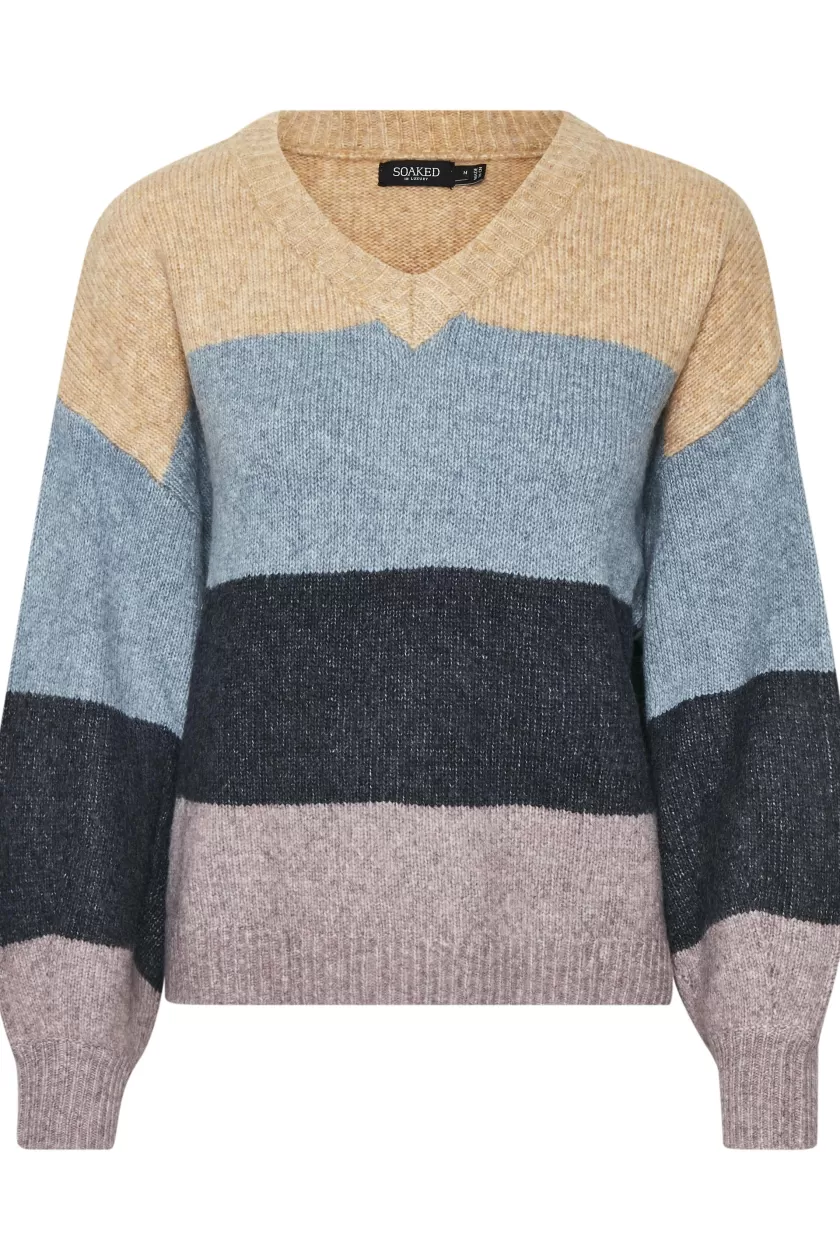Soaked In Luxury Strikket pullover Best Sale